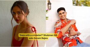 ‘Date with a cricketer?’ Shubman Gill asks Sonam Bajwa; The actress is shy, but answers