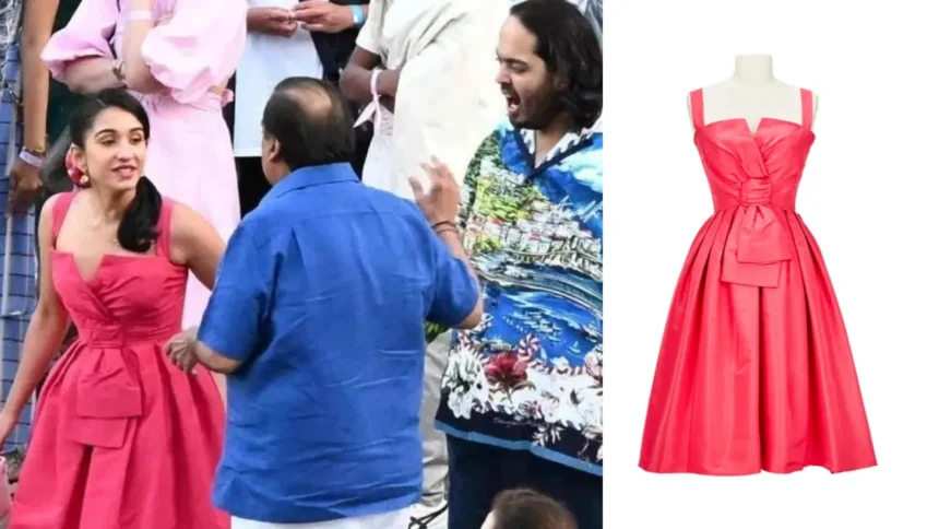 Radhika Merchant wore a vintage Dior dress worth Rs 3.19 lakh and paired it with an expensive Hermes bag