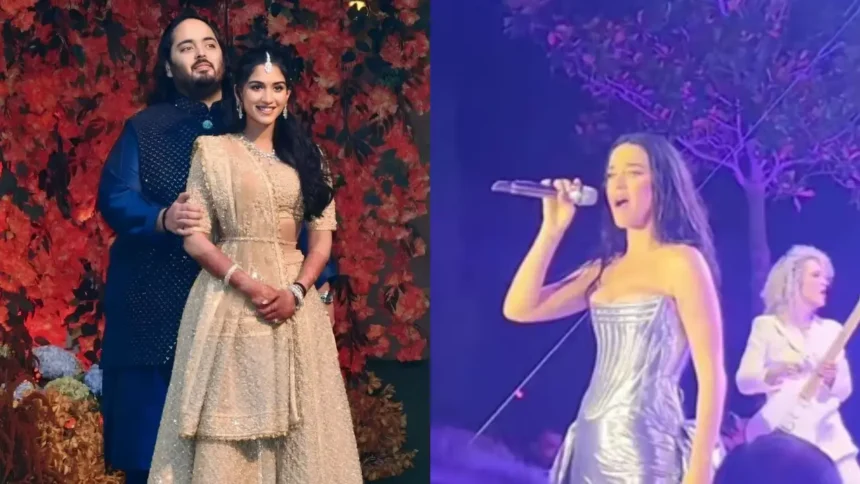 Anant Ambani and Radhika Merchant’s cruise party, Katy Perry gave a rocking performance to the crowd