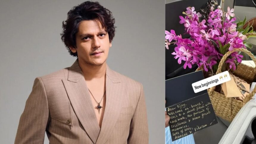 Vijay Varma and Hansal Mehta Begin a Powerful New Journey Together